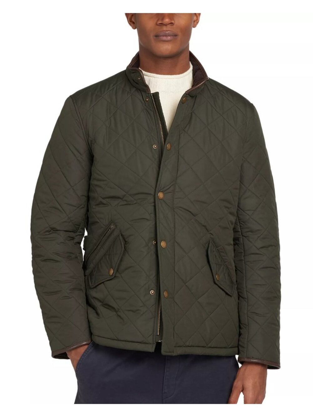 Barbour Powell Polar Quilt Jacket Sage Size XL NWT